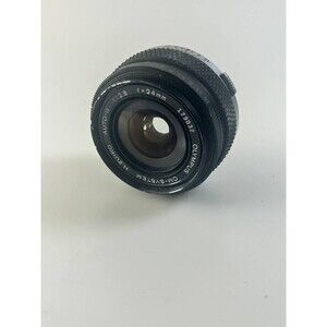 AS IS And UNTESTED Olympus H.Zuiko Auto-W 24mm f/2.8 Lens OM Mount Wide Angle